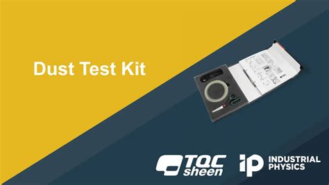 Paper Dust Tester store|TQC Sheen Dust Test Kit .